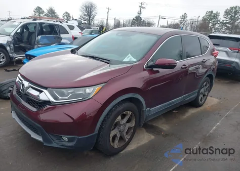 2019 Honda Cr-V Ex из США, поврежденный, VIN 2HKRW1H59KH502491